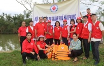 Hội Chữ thập đỏ thành phố Hải Phòng:  Hỗ trợ đồng bào miền Trung 860 triệu đồng