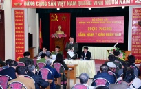 Lãnh đạo CATP lắng nghe ý kiến nhân dân tại phường Hải Sơn, quận Đồ Sơn