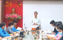 Phó Bí thư thường trực Thành ủy Đỗ Mạnh Hiến làm việc với LĐLĐ thành phố Hải Phòng