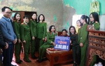 Hội Phụ nữ Phòng Cảnh sát QLHC về TTXH – CATP: Trao kinh phí hỗ trợ xây “Mái ấm tình thương” tại huyện Kiến Thuỵ