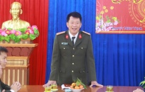 Phó Giám đốc CATP Đào Quang Trường thăm, chúc Tết một số đơn vị thuộc CATP