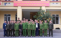 Đại tá Bùi Trung Thành, Phó giám đốc CATP thăm, chúc tết các đơn vị