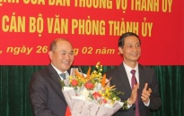 Đồng chí Trần Quang Minh giữ chức Chánh văn phòng Thành ủy Hải Phòng