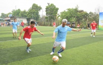 Công an quận Hồng Bàng tổ chức giải bóng đá nội bộ năm 2021