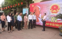 Phó Chủ tịch HĐND thành phố kiểm tra công tác chuẩn bị bầu cử tại quận Dương Kinh