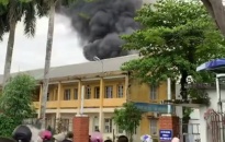 Cháy xưởng sản xuất đồ chơi trẻ em tại xã An Hồng, huyện An Dương