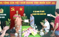 Công ty TNHH Lê Quốc trao kinh phí hỗ trợ Trại Tạm giam CATP chống dịch