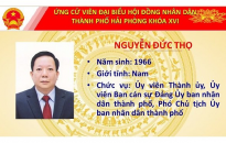 Chương trình hành động của đồng chí Nguyễn Đức Thọ, Ủy viên Thành ủy, Phó chủ tịch UBND thành phố