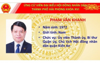Chương trình hành động của đồng chí Phạm Văn Khanh - ứng cử viên đại biểu Hội đồng nhân dân thành phố Hải Phòng khóa XVI                      