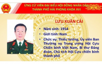 Chương trình hành động của đồng chí Thiếu tướng Lưu Xuân Cải, Ủy viên Ban Pháp chế HĐND thành phố khóa XV, Chủ tịch Hội Cựu chiến binh thành phố