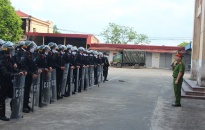 Phòng Cảnh sát Cơ động: Diễn tập thực binh bảo vệ ANTT bầu cử Quốc hội khóa XV và HĐND các cấp