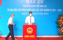 Quận Lê Chân: Khai mạc bầu cử đại biểu Quốc hội khóa XV và đại biểu HĐND các cấp nhiệm kỳ 2021-2026