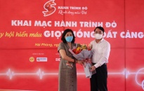 Nhân dân quận Hải An nô nức hưởng ứng ngày hội hiến máu 'Giọt hồng đất Cảng'