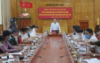 Bí thư Thành ủy Trần Lưu Quang làm việc tại huyện Kiến Thụy