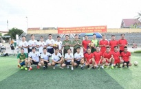 Giao hữu bóng đá giữa Công an huyện An Dương và Phòng An ninh đối nội- CATP