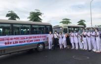 Đoàn bác sĩ, điều dưỡng Hải Phòng lên đường hỗ trợ thành phố Hồ Chí Minh phòng, chống dịch