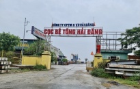 Một công nhân tử vong tại Cty CP thương mại và xây dựng Hải Đăng (Tiên Lãng) 