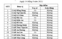 THÔNG BÁO LỊCH TỔ CHỨC THU NHẬN HỒ SƠ CẤP THẺ CCCD GẮN CHÍP ĐIỆN TỬ TRÊN ĐỊA BÀN THÀNH PHỐ NGÀY 19-8