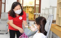 Tổ chức Ngày hội hiến máu tình nguyện cán bộ, hội viên, tình nguyện viên chữ thập đỏ 