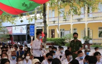 Tuyên truyền về PCCC&CNCH tại Trường THPT Thủy Sơn