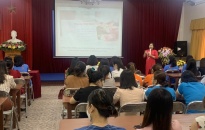 Hội LHPN thành phố: Tập huấn kiến thức kỹ năng tổ chức cuộc sống gia đình cho  hội viên phụ nữ