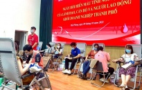 Đảng bộ Khối doanh nghiệp thành phố: Gần 350 tình nguyện viên tham gia hiến máu