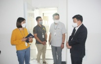 Trưởng Ban Quản lý Khu Kinh tế Hải Phòng kiểm tra công tác phòng, chống dịch tại Công ty TNHH LG Display Việt Nam Hải Phòng