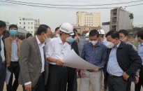 Chủ tịch UBND thành phố Nguyễn Văn Tùng kiểm tra tiến độ thực hiện Dự án Cầu Rào 1 và tuyến đường Đông Khê 2