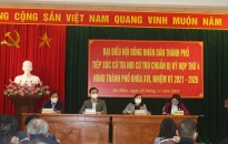 Đại biểu HĐND thành phố tiếp xúc cử tri phường An Biên, quận Lê Chân chuẩn bị Kỳ họp thứ 4, HĐND thành phố khóa XVI