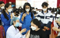 Huyện An Dương: Triển khai tiêm vắc xin phòng Covid-19 cho 10.424 học sinh trên địa bàn 