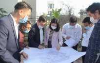 Thường trực quận ủy Lê Chân kiểm tra tiến độ Dự án khu tái định cư A51, phường Vĩnh Niệm