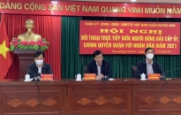 Quận Dương Kinh tổ chức hội nghị đối thoại trực tiếp giữa người đứng đầu cấp ủy chính quyền quận với nhân dân