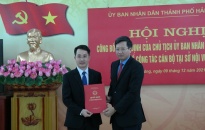 Đồng chí Đào Duy Phương được bổ nhiệm giữ chức vụ Phó Giám đốc Sở Nội vụ Hải Phòng