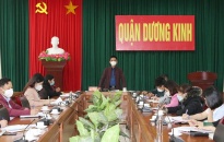UBND quận Dương Kinh: Tổ chức triển khai các Trạm Y tế lưu động phòng, chống Covid-19