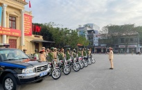 Công an quận Hồng Bàng: Ra quân lập lại TTATGT dịp tết dương lịch, tết Nguyên đán Nhâm Dần