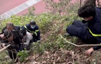 Đội Cảnh sát PCCC&CNCH khu vực Kiến An:  Cứu người dân gặp nạn tại khu vực đồi Thiên Văn