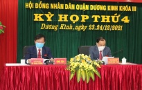 Khai mạc Kỳ họp thứ 4, HĐND quận Dương Kinh khóa III, nhiệm kỳ 2021-2026