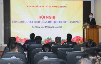 Ông Phạm Văn Hải được bổ nhiệm giữ chức Giám đốc Trung tâm Y tế quân dân y Bạch Long Vĩ
