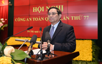 Thủ tướng chính phủ Phạm Minh Chính dự khai mạc Hội nghị Công an toàn quốc