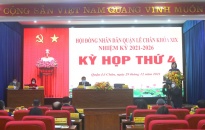 Kỳ họp thứ 4, HĐND quận Lê Chân:  Thông qua nhiều Nghị quyết thúc đẩy phát triển kinh tế - xã hội  địa phương năm 2022