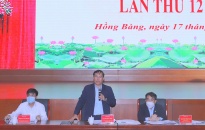 Năm 2022 - Quận Hồng Bàng “Tăng cường kỷ cương thu chi ngân sách – Chuyển đổi số - Đột phá phát triển đô thị”