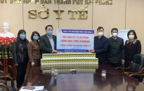 Sở Y tế Hải Phòng: Tiếp nhận 2.000 chai siro Vihodan hỗ trợ phòng, chống dịch Covid-19 thành phố