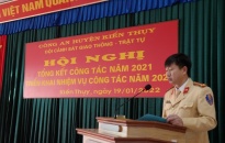 Đội CSGT - Trật tự, CAH Kiến Thuỵ: Tổ chức tuyên truyền TTATGT tới 1.316 học sinh, giáo viên 