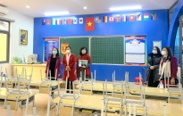 Lãnh đạo Sở Giáo dục và Đào tạo thành phố kiểm tra công tác chuẩn bị các điều kiện tổ chức dạy học trực tiếp tại một số đơn vị giáo dục thuộc quận Lê Chân và quận Hải An.