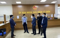 Phó Chủ tịch UBND thành phố Hoàng Minh Cường kiểm tra việc chấp hành kỷ luật, kỷ cương công vụ tại một số cơ quan, đơn vị