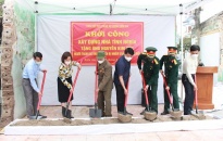 Ban Chỉ huy Quân sự quận Kiến An: Khởi công xây nhà tình nghĩa tặng gia đình chính sách      