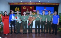 Thượng uý Trần Thế Hoà tái cử giữ chức Bí thư Đoàn cơ sở Phòng Hậu cần – CATP