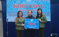 Hội Phụ nữ CATP phối hợp xây dựng Nhà mái ấm tình thương tặng gia đình chị Trần Thị Bến
