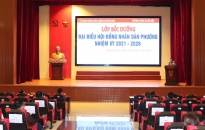 Quận Dương Kinh: Tập huấn, bồi dưỡng đại biểu HĐND phường nhiệm kỳ 2021 – 2026