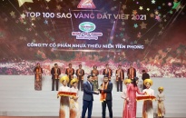 Nhựa Tiền Phong lọt TOP 100 của giải thưởng Sao Vàng đất Việt 2021